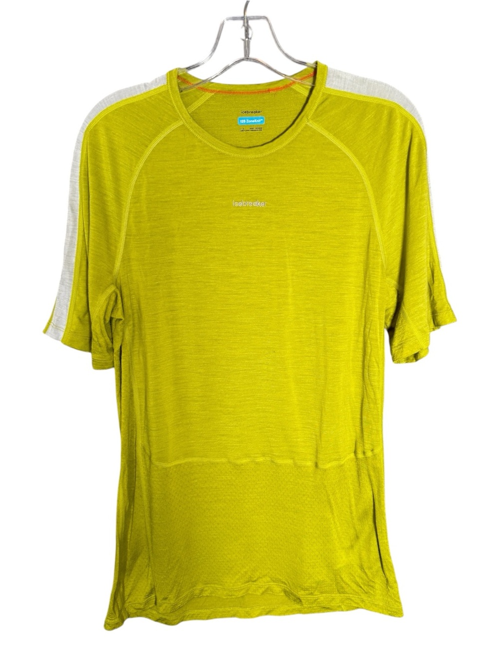 Icebreaker Men's Merino Wool Lyocell Blend Base Layer Tee Short Sleeve Hiking L